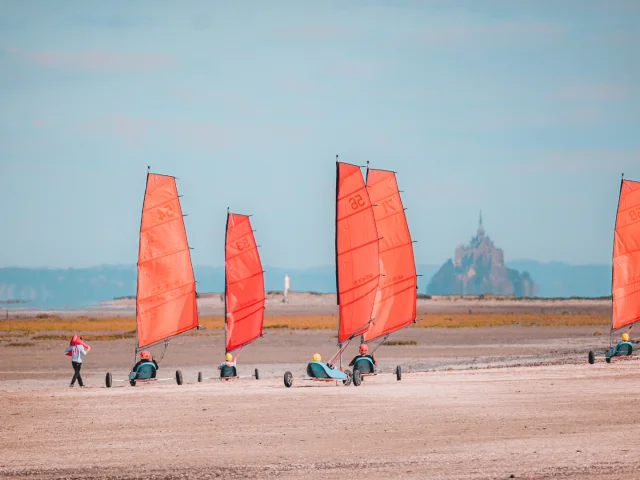 3 Char A Voile Baie Du Mont Saint Michel Cherrueix Lezbroz 5268