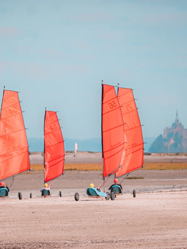 3 Char A Voile Baie Du Mont Saint Michel Cherrueix Lezbroz 5268