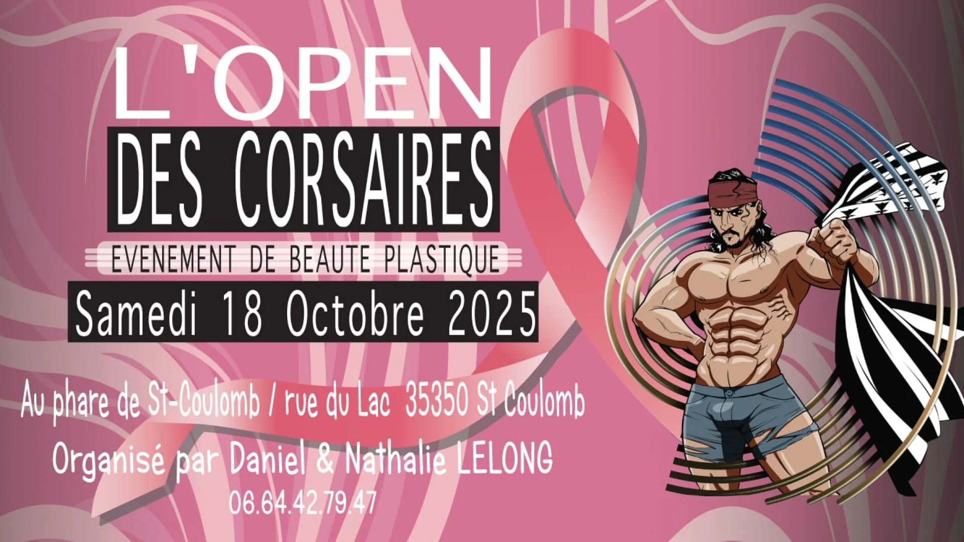 Open des Corsaires - Affiche Paysage 2025