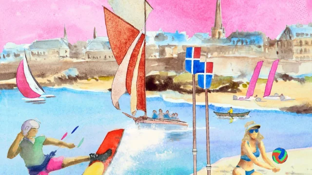 Affiche officielle Fête du Nautisme 2025 - Saint-Malo