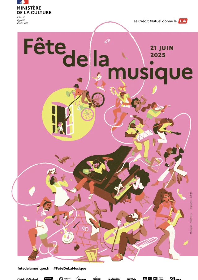 Affiche Fete De La Musique 2025