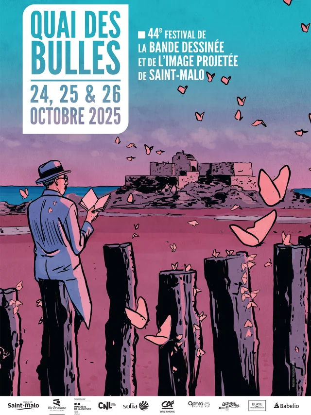 Quai Des Bulles 2025 Affiche Verticale Barral