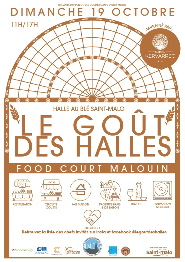 événement - Le Goût des Halles - deuxième édition - Saint-Malo