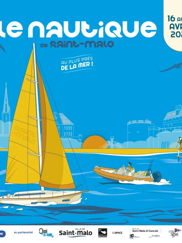 Affiche Officielle Le Nautique De Saint Malo 2026