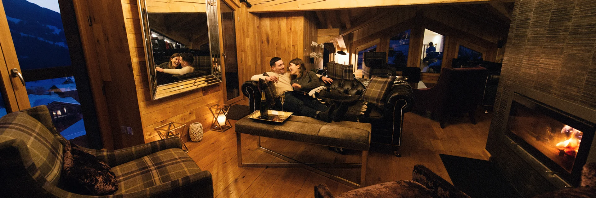 Intérieur de chalet cosy à Sainte-Foy-Tarentaise