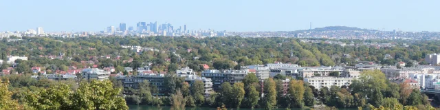 Vue depuis la grande terrasse de Saint-Germain-en-Laye