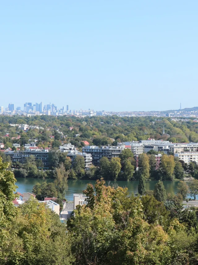 Vue depuis la grande terrasse de Saint-Germain-en-Laye