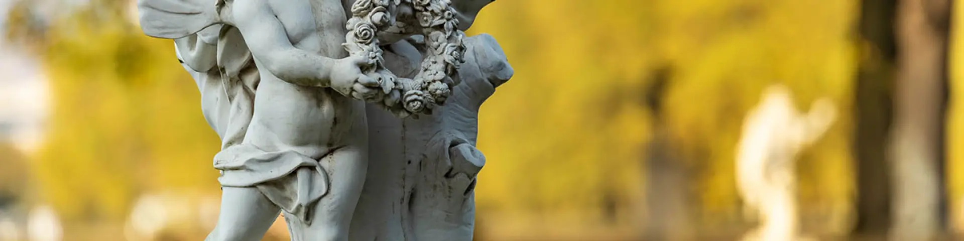 Statuaire dans le parc de Marly