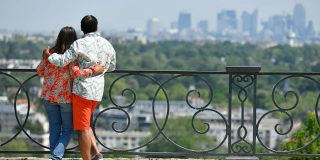 Vue depuis le domaine national de Saint-Germain-en-Laye
