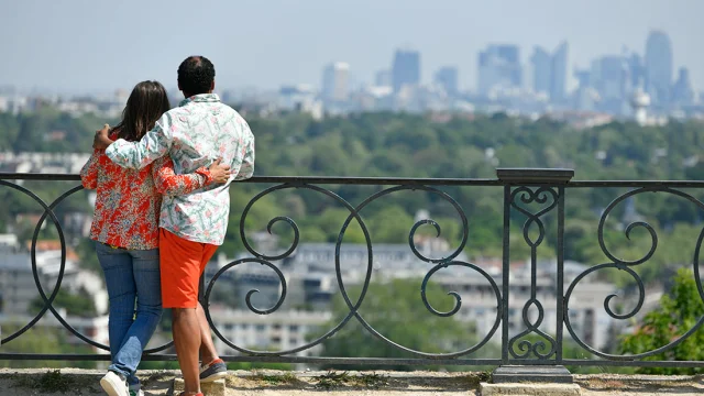 Vue depuis le domaine national de Saint-Germain-en-Laye