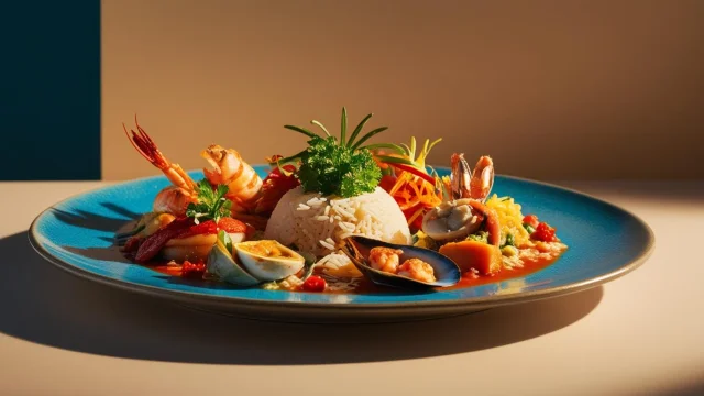 La Photo Realise Dune Assiette De Plat Portugais