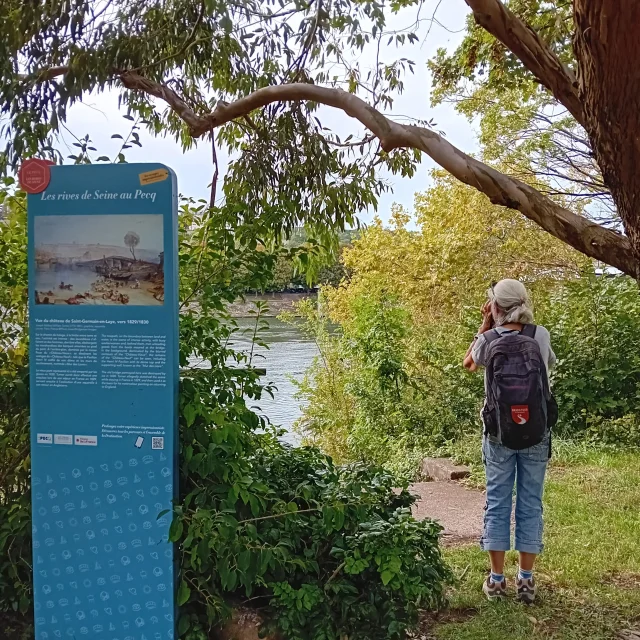 Chemin des Impressionnistes au Pecq