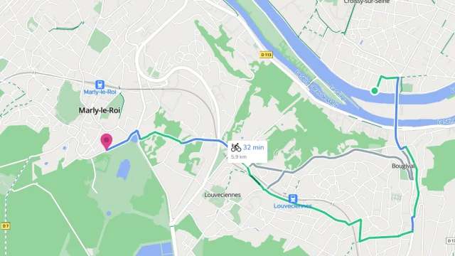 Circuit en vélo BIT de Marly-le-Roi OTISGBS