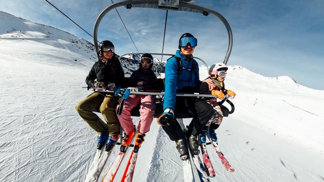 vincentfrasiak Familia Telesiege Perche Selfie