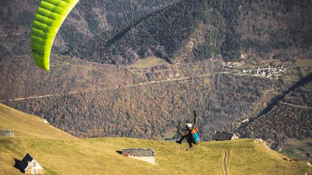 Parapente Granges Grascoue Otoño 2021