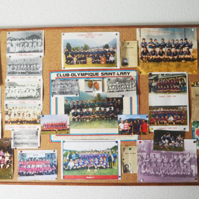 Pin's Vintage Rugby XV France - Club Olympique St Lary (Occasion)