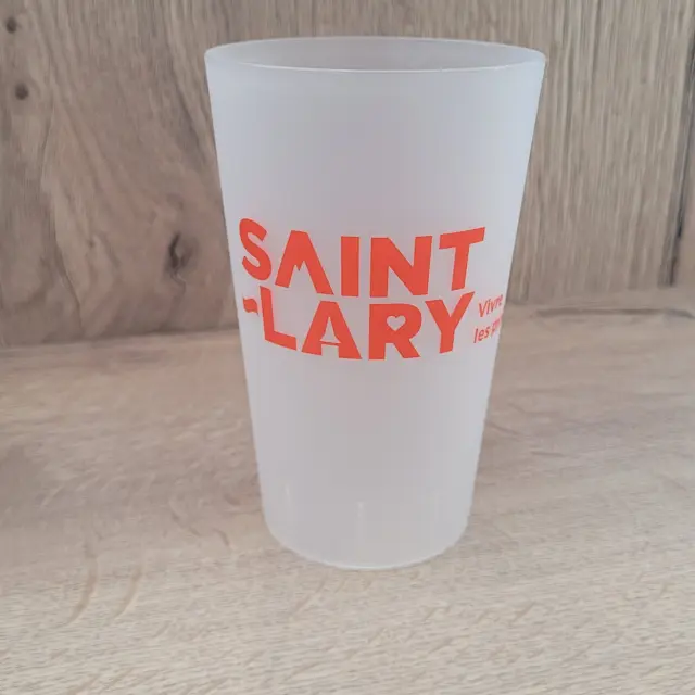 Ecocup logoté nouveau logo saint-lary