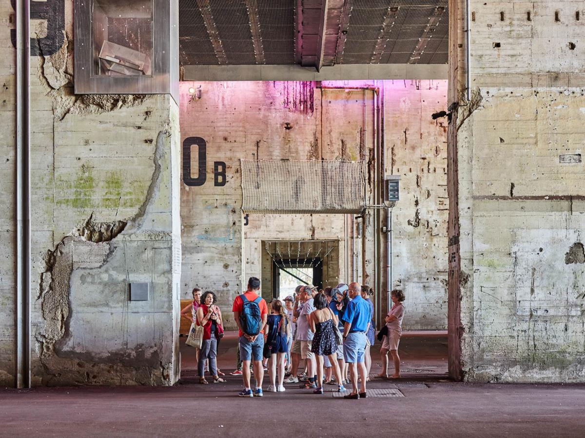 Discover the submarine base, an iconic part of the town Stunning