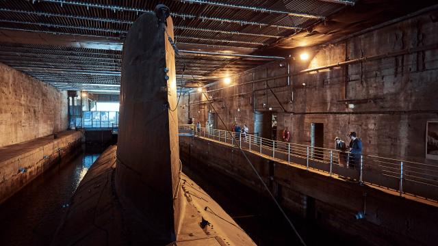 Visite du sous-marin Espadon à Saint-Nazaire