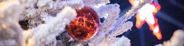 Décorations de Noël Saint-Nazaire 2020 rues commerçantes Le Paquebot