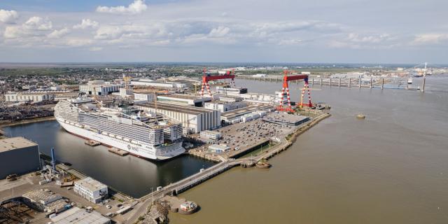 Vue aérienne chantiers navals
