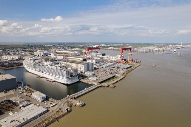 Vue aérienne chantiers navals