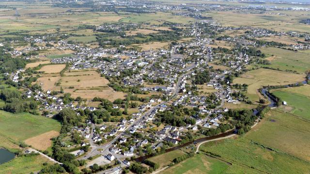 Vue Aerienne Saint Andre Des Eaux Briere