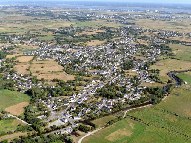 Vue Aerienne Saint Andre Des Eaux Briere