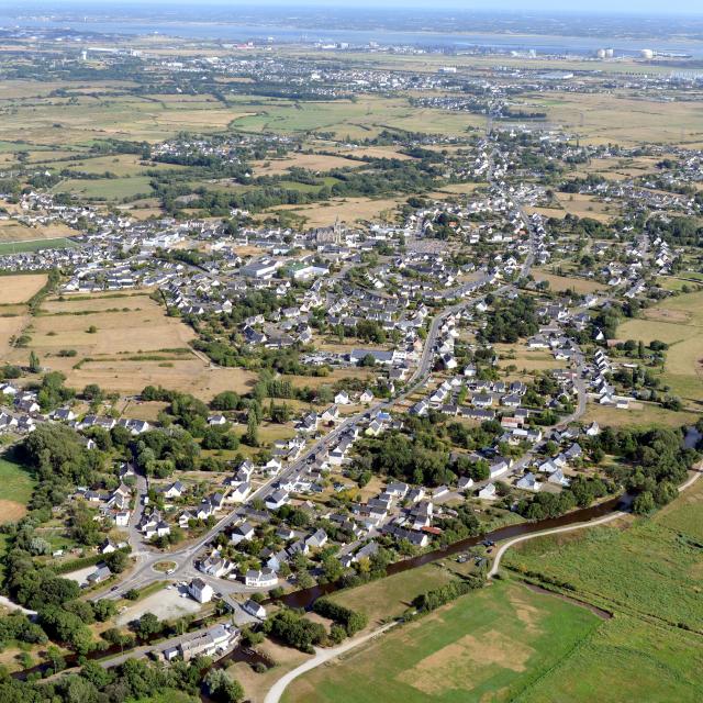 Vue Aerienne Saint Andre Des Eaux Briere