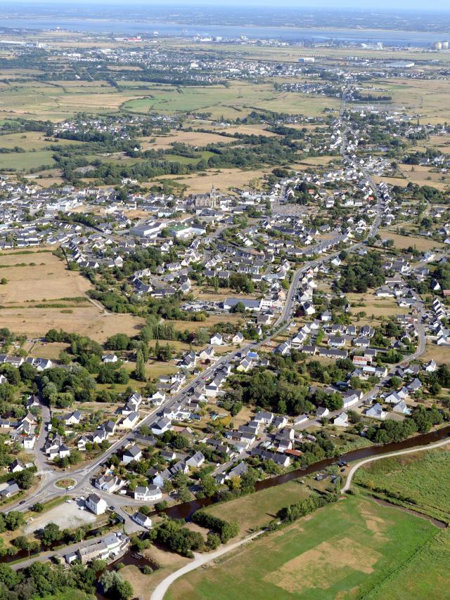 Vue Aerienne Saint Andre Des Eaux Briere