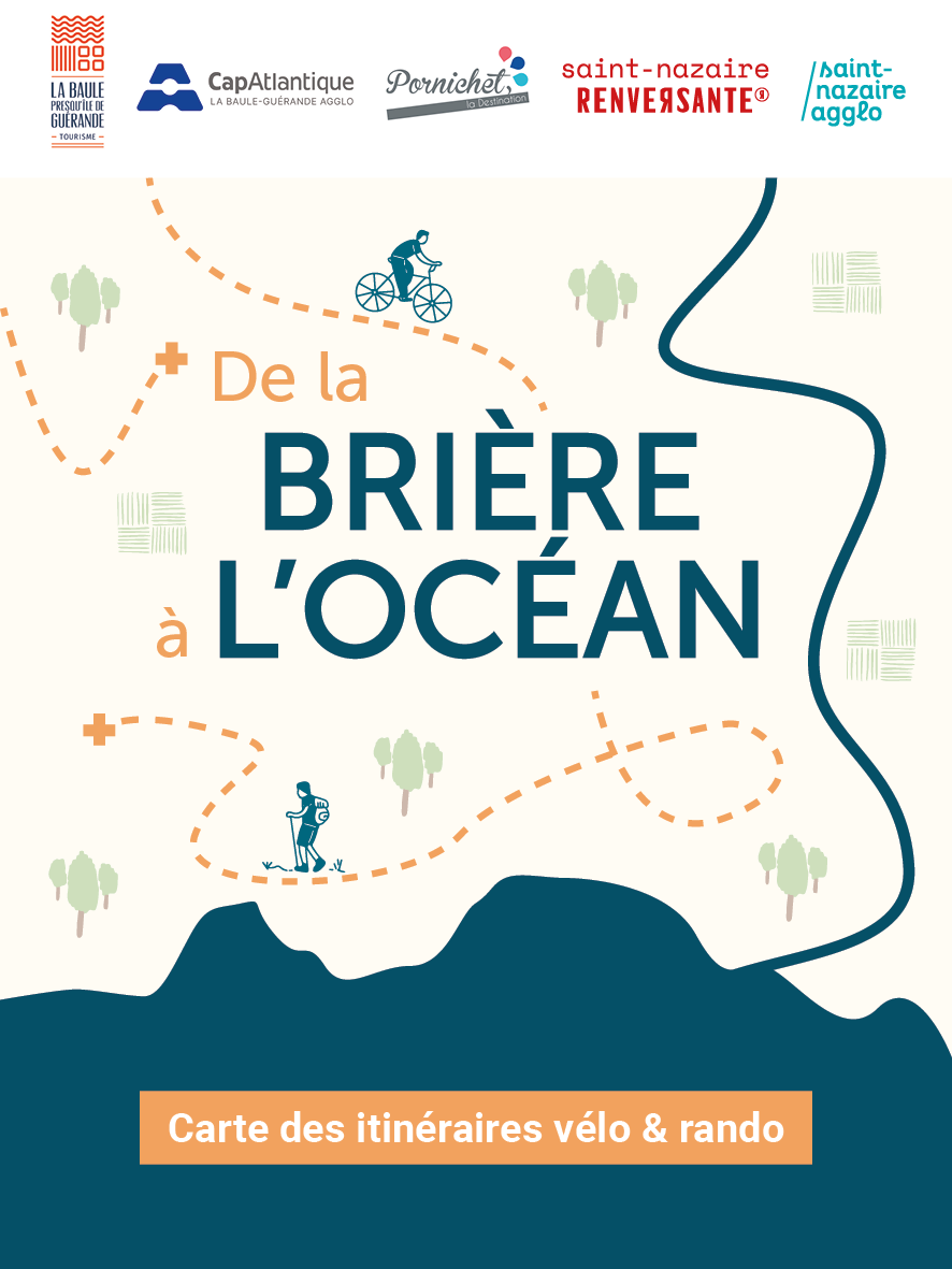 Couverture Itinéraires vélo & rando de la Brière à l'Océan