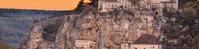 Vue sur la Cité mariale de Rocamadour