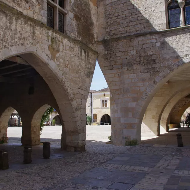 Bastide di Monpazier nel sud del Périgord