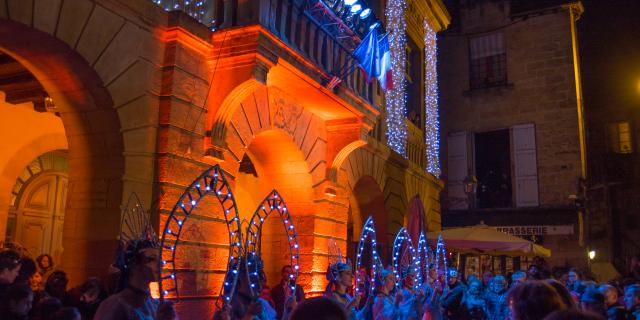 le Père Noël au Marché de Noël de Sarlat