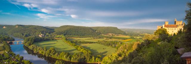 Vue sur le château de Beynac et la Vallée de la Dordogne