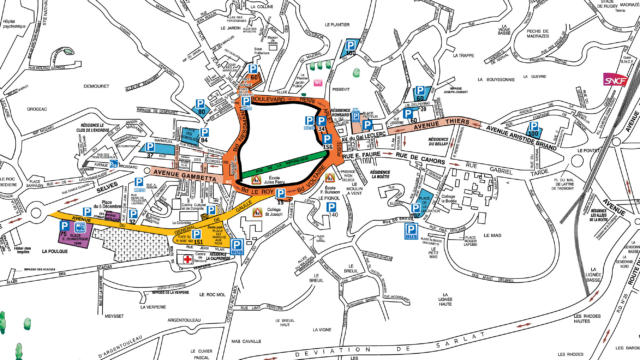 Plan Stationnement Sarlat 2018