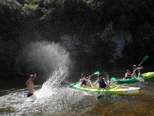 Descente en canoë sur la Dordogne