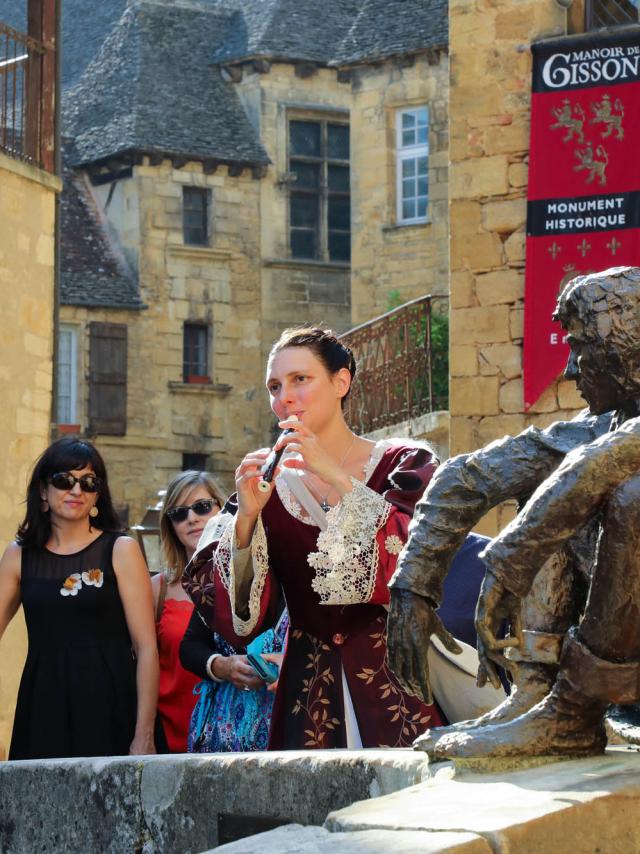 la Belle Sarladaise, visite théâtralisée à sarlat