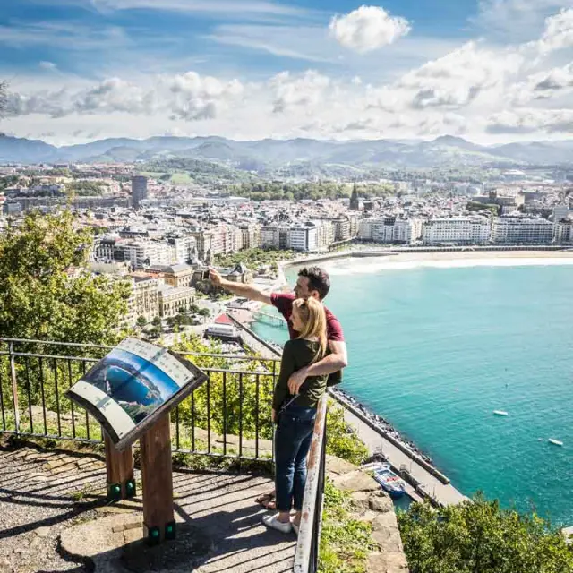 Monte Urgull Pareja Mirador