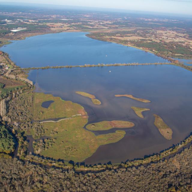 Marais Dorx Vue Du Ciel