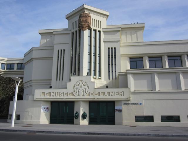vue de l'aquarium de Biarritz
