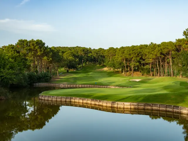 Vue du golf de Seignosse.