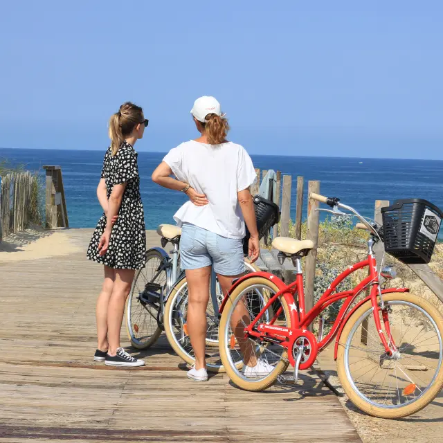 plage des estagnots en vélo
