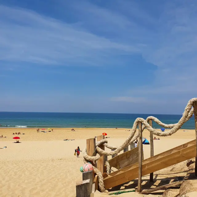 Plage des casernes à Seignosse