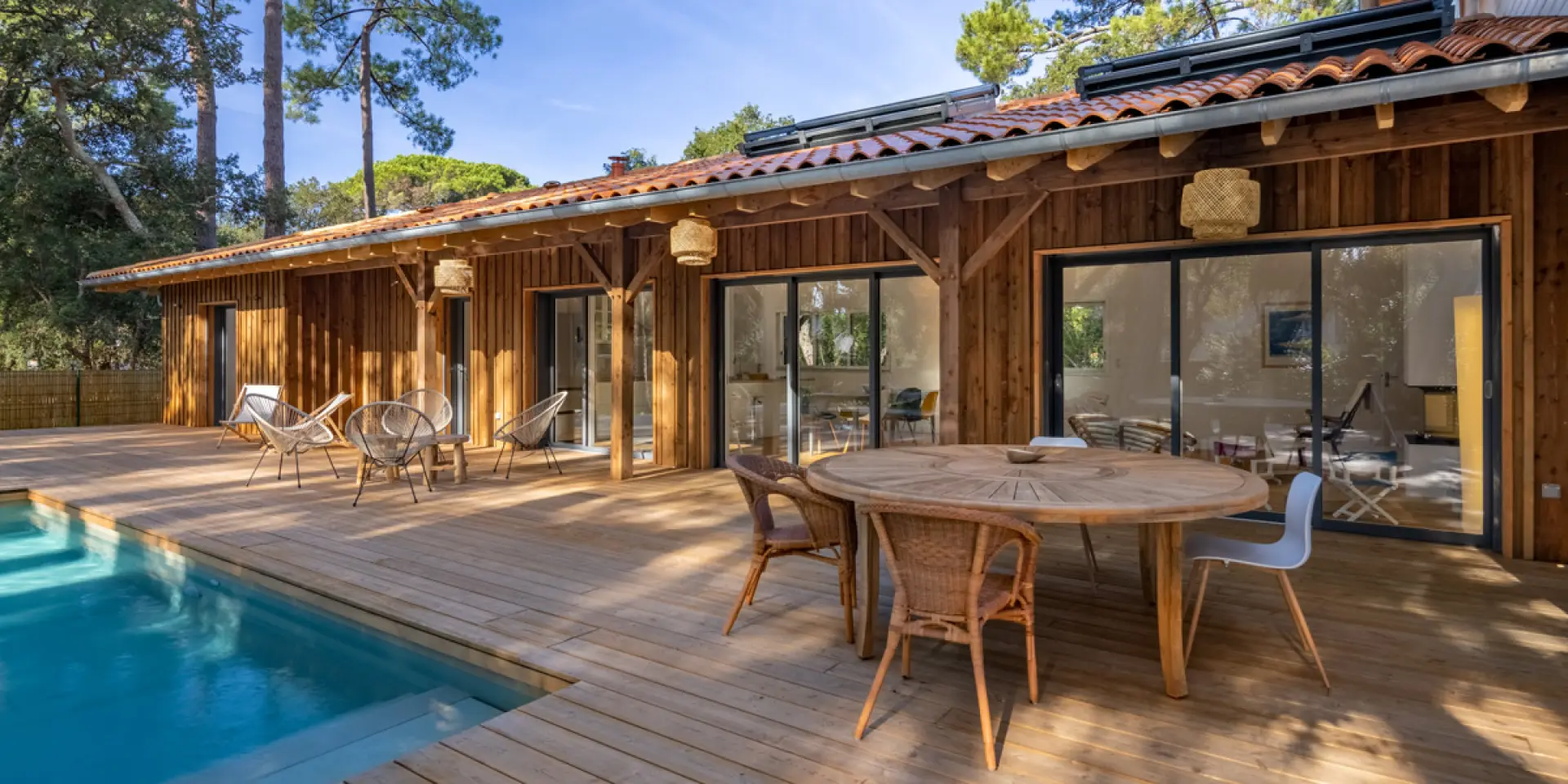 maison en bois à Seignose