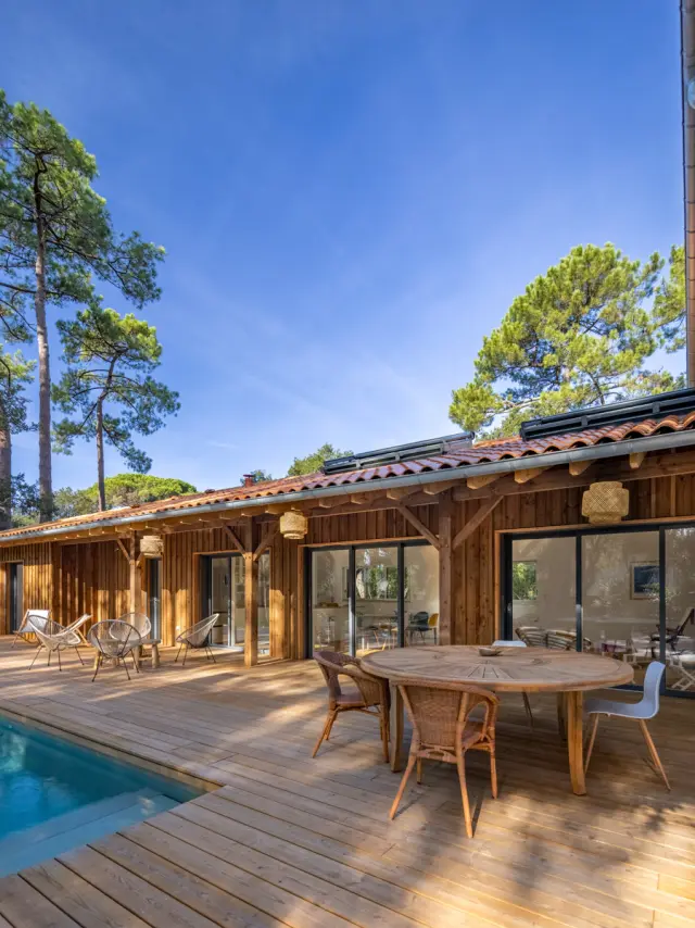 maison en bois à Seignose