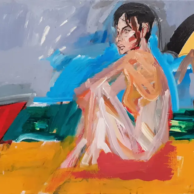 Figure De Proue Serge Labegorre 2019 Reprise 2021 54x65 Cm 15f At