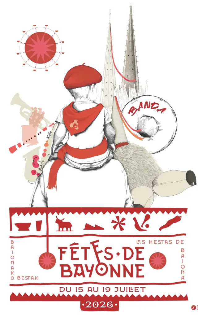 Affiche Des Fetes De Bayonne De 2026 Scaled 1