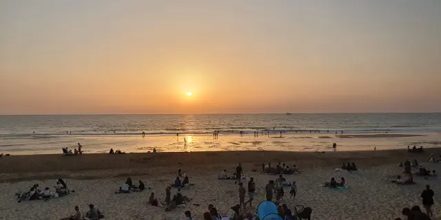 Zonsondergang augustus Seignosse 2025 1