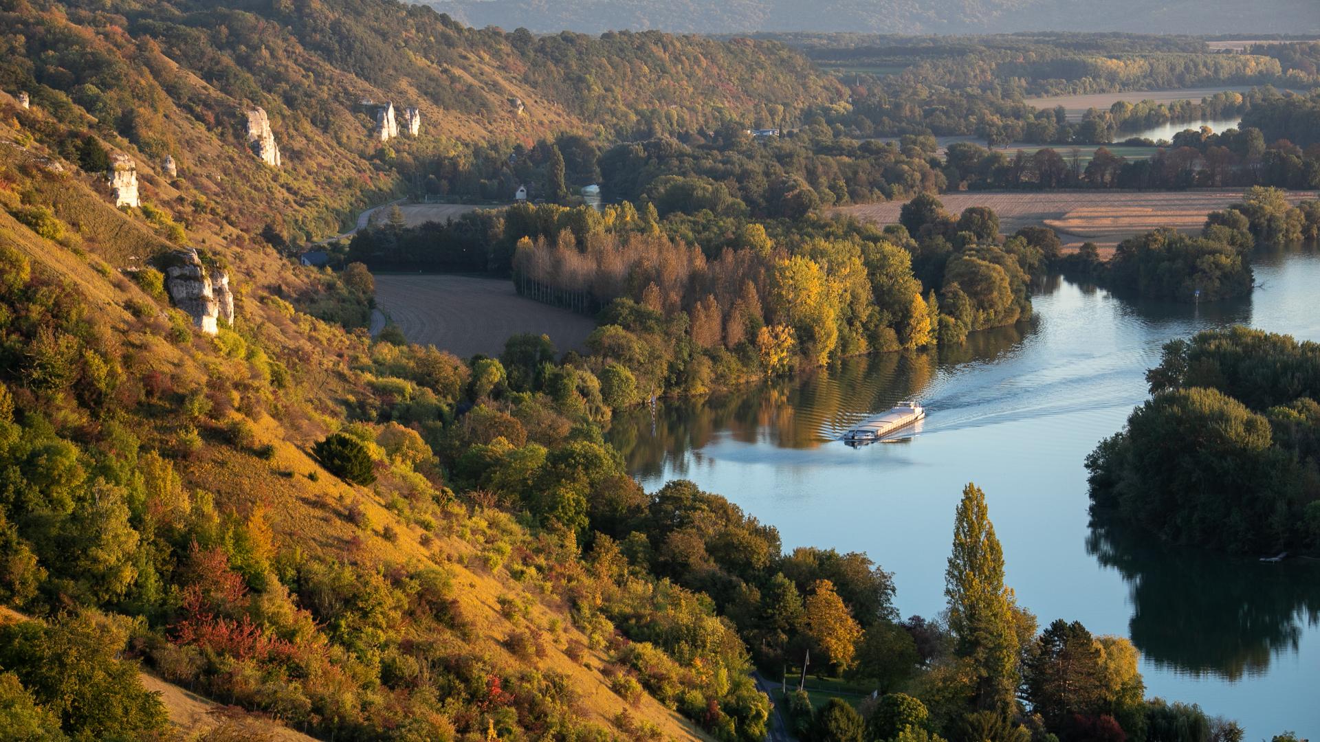 Panorama Vallee Seine en Seine-Eure, Normandie